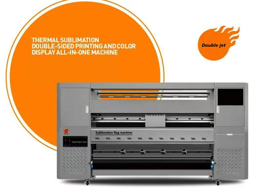 8 রঙের পতাকা প্রিন্টার Epson I3200 প্রিন্টহেড সহ 12 ইঞ্চি সর্বোচ্চ উইন্ডিং পরিচালনা করতে সক্ষম