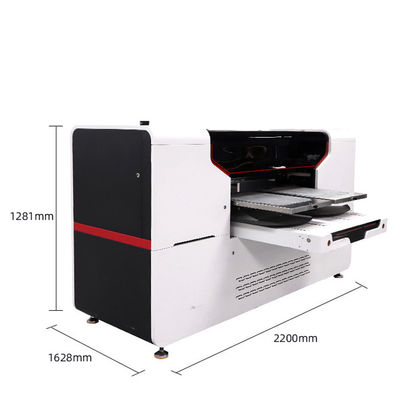 মেশিনের আকার 2500x1140x1400 মিমি সহ 50HZ--60HZ পোশাক মুদ্রণ মেশিন