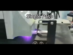 সিঙ্গল পাস ইউভি প্রিন্টিং ইউভি প্রিন্টার ওনিক্স থ্রাইভ রিপ সফটওয়্যারের সাথে ফ্ল্যাটবেড বোতল প্রিন্টার